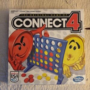 Hasbro Connect 4 with Red and Yellow Discs